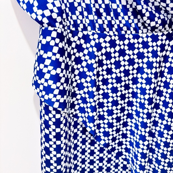 BANANA REPUBLIC Blue patterned dress - Picture 6 of 9
